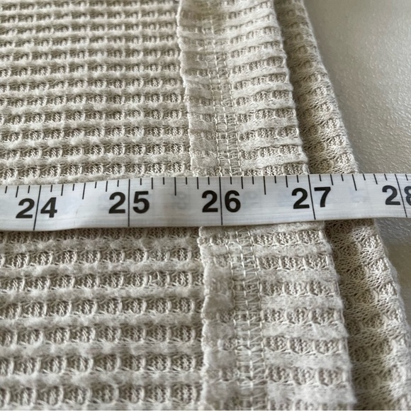 Logo lounge Lori Goldstein Tunic Womens medium Waffle Thermal Long Sleeve NWOT - Picture 10 of 11